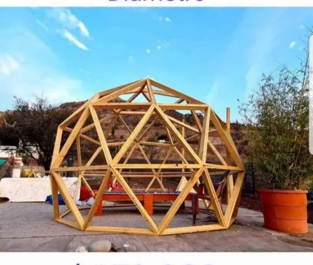 Estructura de domo geodésico