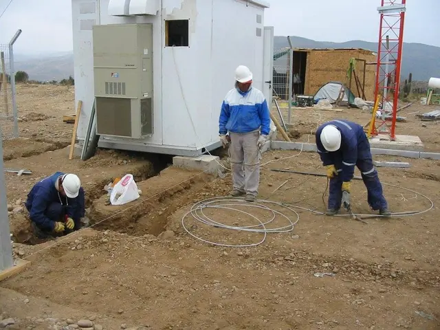 Instalación de shelter y canalizaciones